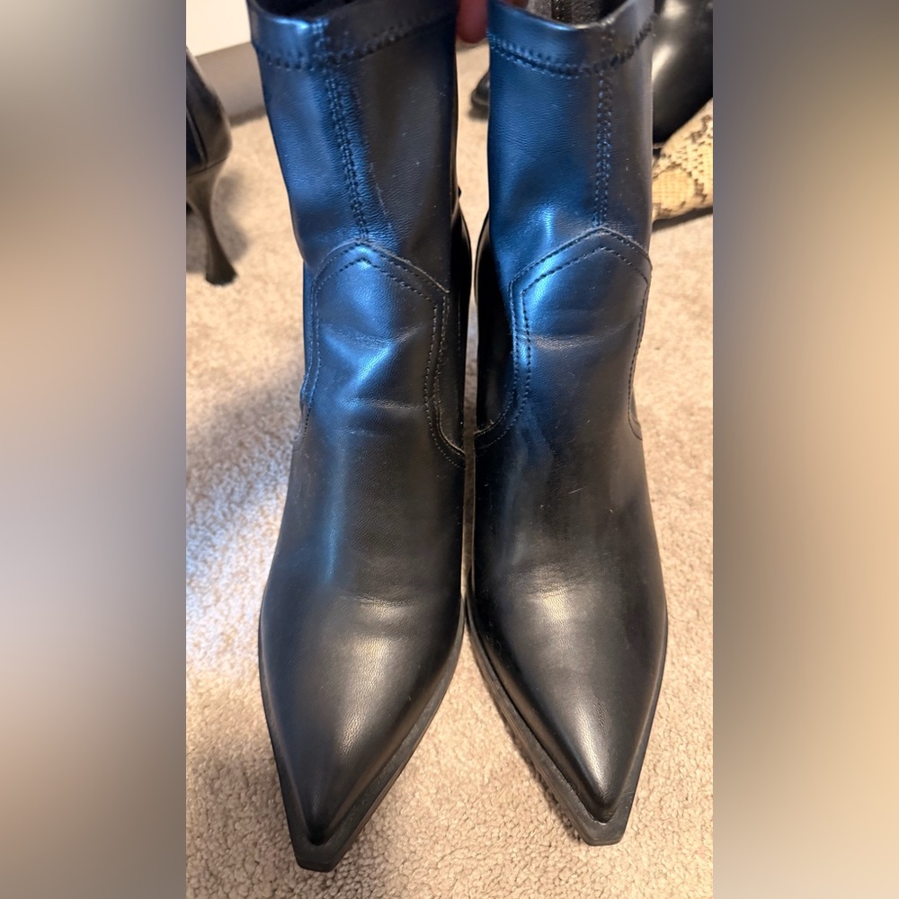 MIA Sleek Black Ankle Booties